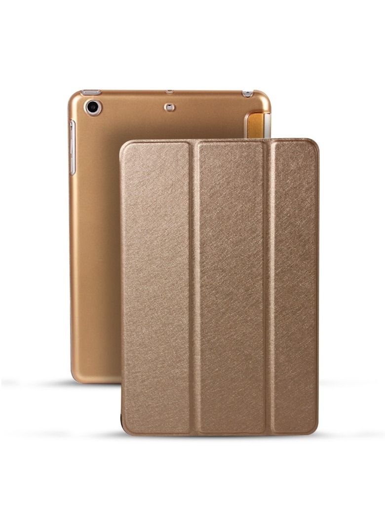 Loquat Three Fold Smart Protective Case For Golden iPad