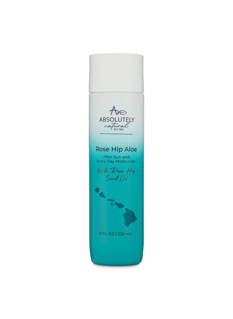 Absolutely Natural Absolutely Natural After Sun Lotion & Moisturizer with Aloe Vera, Rose Hip Oils, & Vitamin E | Helps Prevent Anti-Aging & Sunburn Relief - 8 Fl Oz 