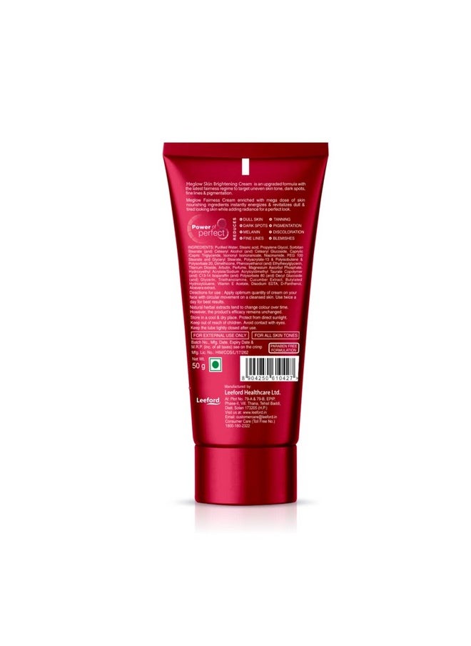 MEGLOW - Meglow Fairness Face Cream Combo Pack of 2 for Women, 30g -SPF 15 |Paraben Free |Enriched with Aloe Vera Extract, Cucumber Extracts and Vitamin E for Soft, Glowing & Radiance Skin - Image 1