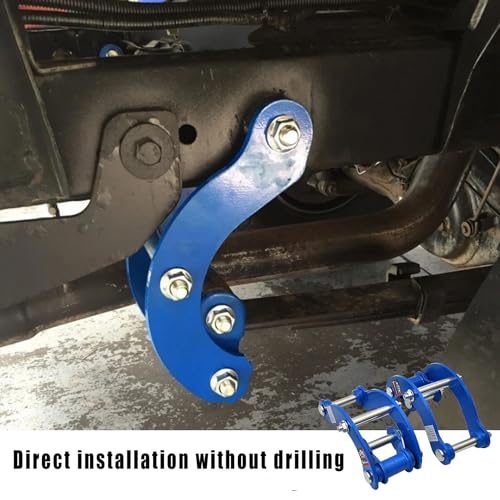 JS SUPER WORK Rear Leaf Spring 2 Suspension Lift GShackle Extended Kit for Triton L200 MQ 20152025Level Body Lift Shackles Kit - Image 3