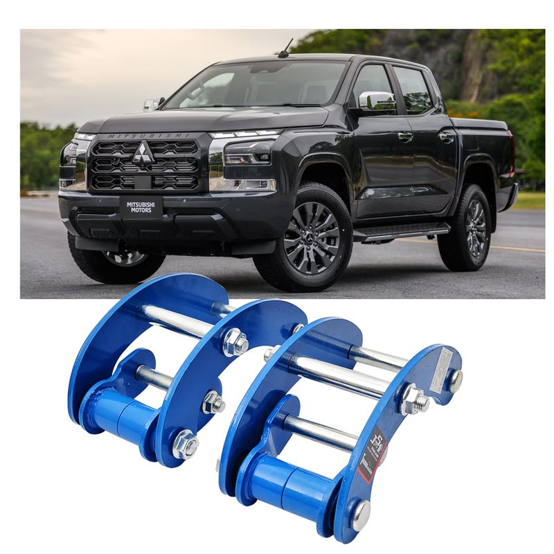 JS SUPER WORK Rear Leaf Spring 2 Suspension Lift GShackle Extended Kit for Triton L200 MQ 20152025Level Body Lift Shackles Kit - Image 2