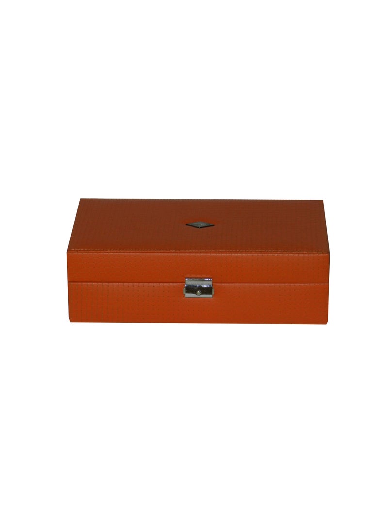 LAVERI LEATHER Laveri Watch Box for Men Women (10 Slots), Premium  Leather Watch Case  Organizer with Lock, Removable Pillow - Image 5