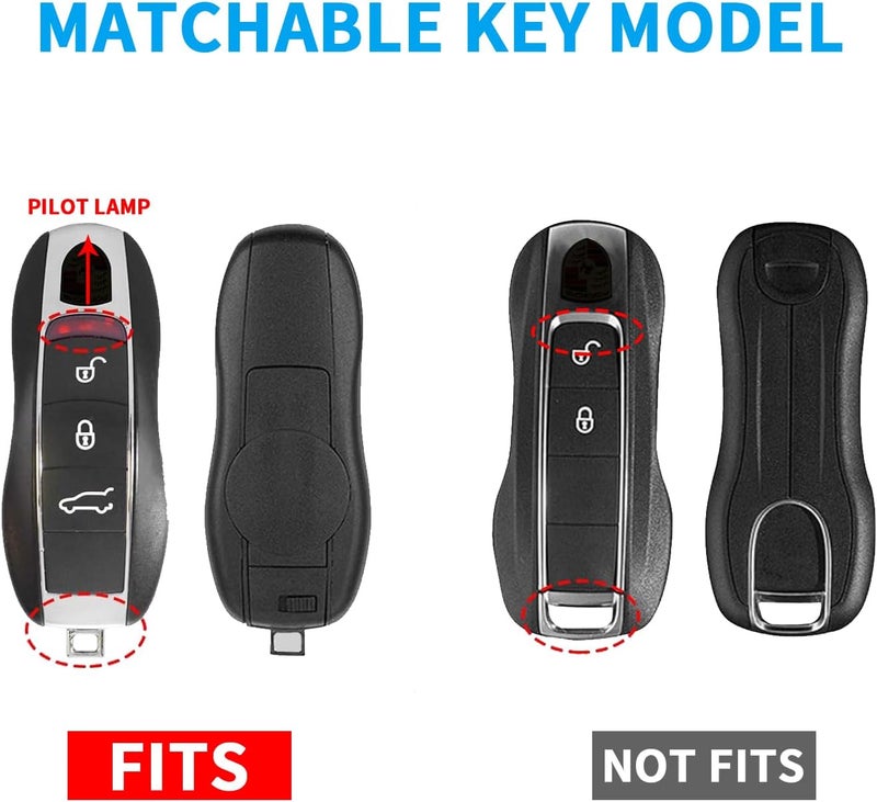 QBUC Yellow Key Fob Cover for Porsche - Image 2