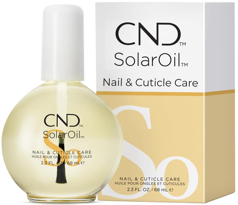 CND SolarOil Cuticle Oil, Natural Blend Of Jojoba, Vitamin E, Rice Bran and Sweet Almond Oils, Moisturizes and Conditions Skin, Pack Of 1, 2.3 oz. - Image 1