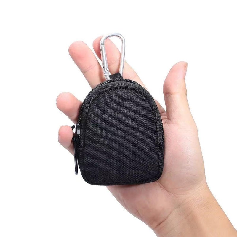 AIBFRID 4Pcs Mini Backpack Keychain,Cute Cosmetic Bag for Women, Makeup Bag Key Pocket Lipstick Bag Card Holder Data Cable Organizer Zipper Pouch (tactical keychain pouch) - Image 3