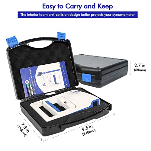 Handexer Grip Strength Tester with Protective Case 265lb/120kg, Digital Hand Dynamometer FDA Registered with Backlit LCD for Grip Strength Testing and Training - Image 2