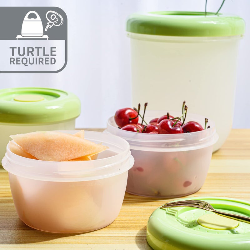 FOSA 49oz Microwavable Vacuum Containers (2-Pack) â€“ Airtight Food Storage with Lids, BPA-Free, Freezer/Dishwasher Safe â€“ Meal Prep, Leftovers, Sous Vide (Vacuum Pump Sold Separately) - Image 4
