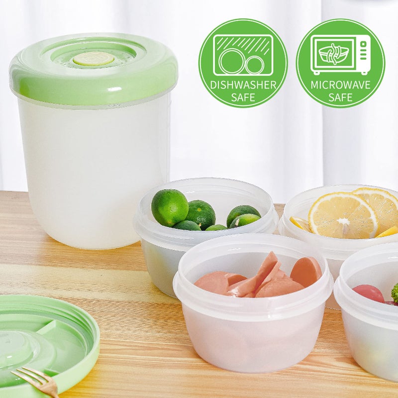 FOSA 49oz Microwavable Vacuum Containers (2-Pack) â€“ Airtight Food Storage with Lids, BPA-Free, Freezer/Dishwasher Safe â€“ Meal Prep, Leftovers, Sous Vide (Vacuum Pump Sold Separately) - Image 3
