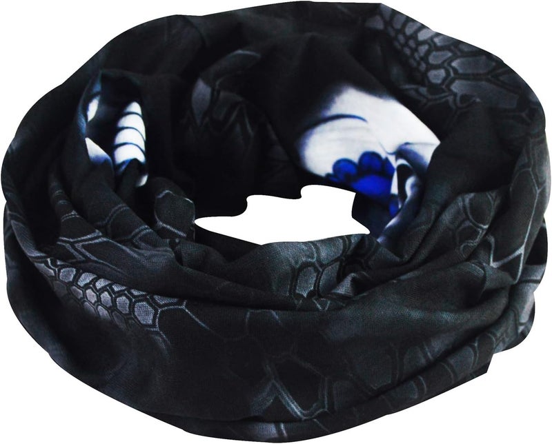 Obacle Skull Face Mask for Women Dust Wind Sun Protection Rave Festival Riding - Image 4