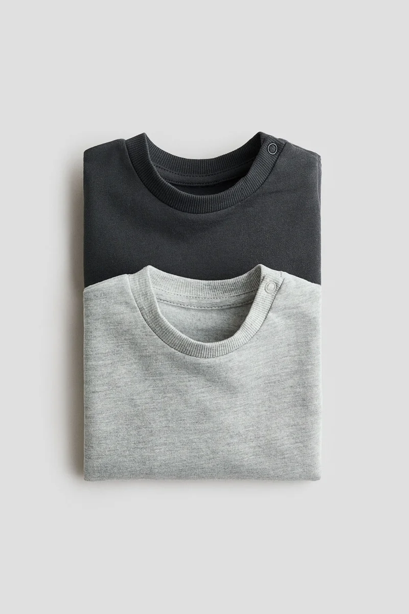 H&M 2-pack cotton sweatshirts