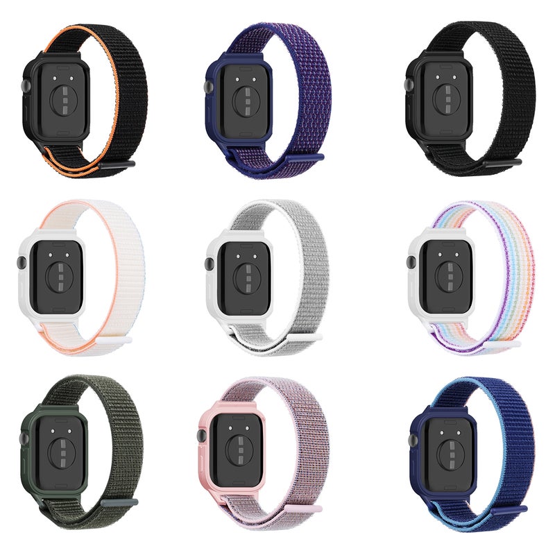 إيروريكس سوار ساعة متكامل من النايلون لساعة هواوي واتش فيت 3 (أسود) - Image 5