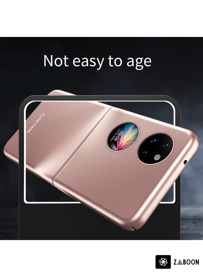 Zaboon Protective Case For Huawei P50 Pocket Skin Feel Frosted Electroplated - Image 2