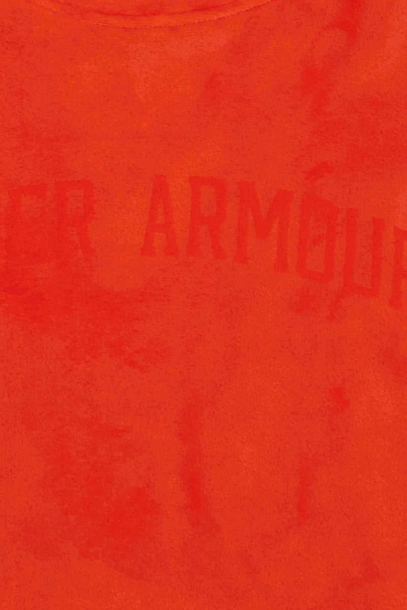 UNDER ARMOUR Women Fitted Short Sleeve Training T-Shirt, Dark Orange - Image 5