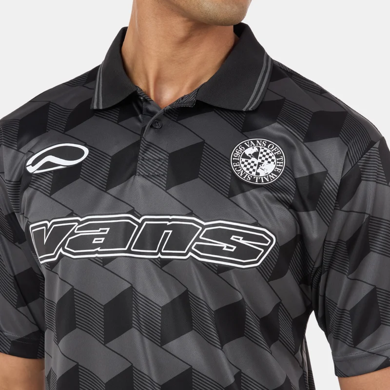 VANS Black Men's Rigsby Soccer Polo Shirt for Men | Best Price UAE