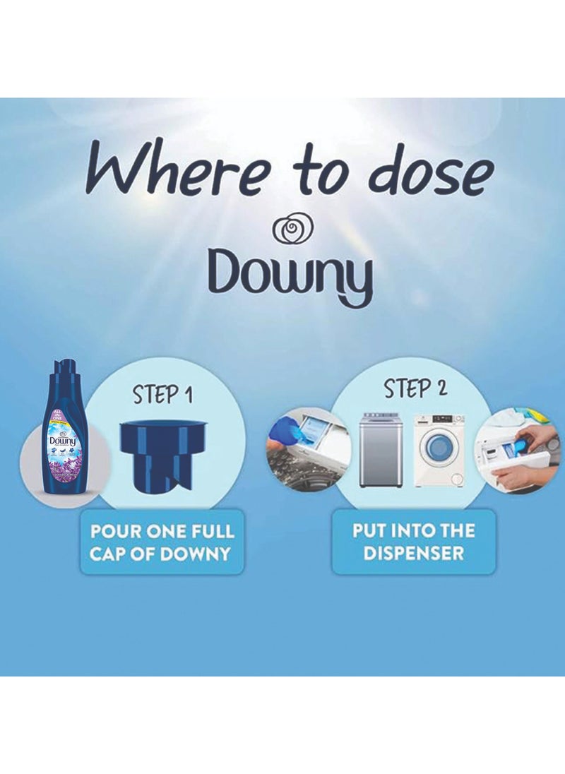 Downy Downy Fabric Conditioner, Concentrate, Lavender & Musk Variant, Color Protection, More Softness, Longer Lasting Freshness, 1Ltr  - Image 2