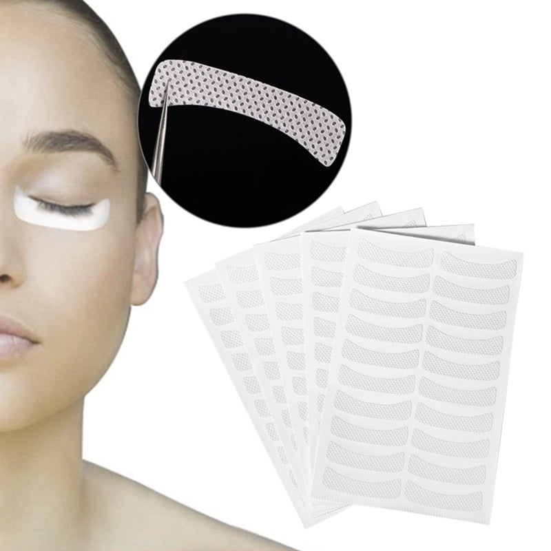 False Eyelash Pad: 100% Super Soft Non-woven Fabric - Non-irritating, Weak Viscosity Glue Dots, Eyelash Extension Tool for Professional Salon or Home Eyelash Grafting Tinting - Image 5