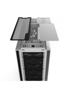 be quiet! Silent Base 802 ATX Mid Tower Computer Case, 3x Pure Wings 2 140mm Pre-Installed Fan, Up to 420mm Radiator & 8x Fans Support, Removable Dust Filters, White | BG040  - Image 4