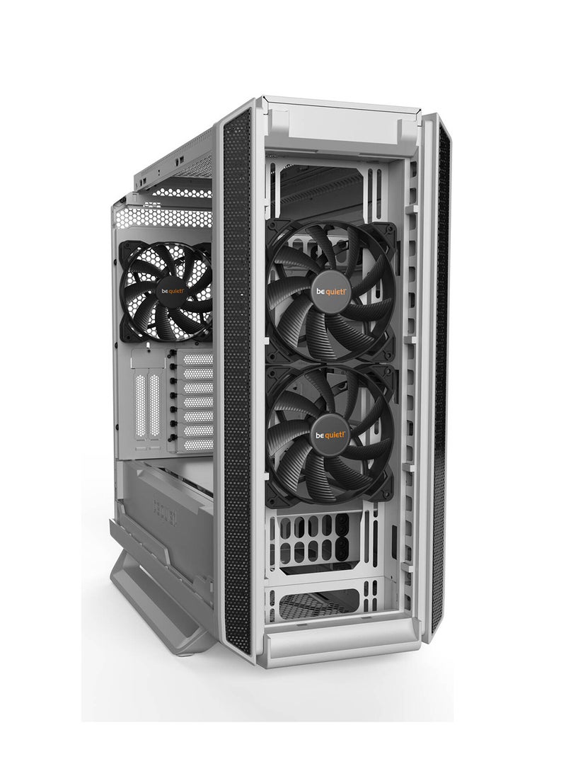 be quiet! هيكل كمبيوتر Silent Base 802 ATX Mid Tower، 3 مراوح Pure Wings 2 مقاس 140 مم مثبتة مسبقًا، مبرد يصل إلى 420 مم و8 مراوح، فلاتر غبار قابلة للإزالة، أبيض | BG040  - Image 3