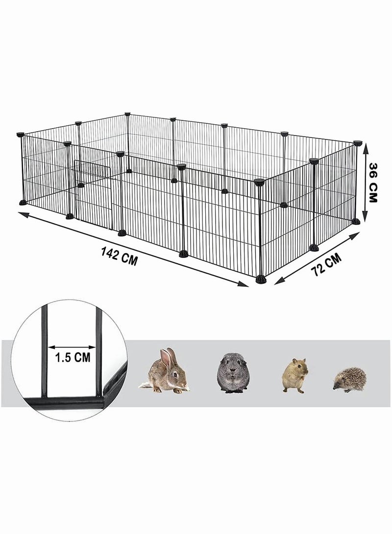 DIY Pet Splicing Fence Cage Fence Panel Puppy Rabbit Cat Hamster Foldable Storage Display Rack - Image 2
