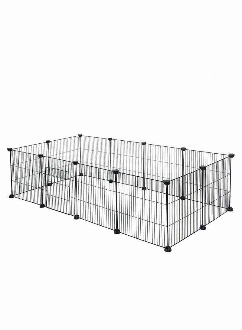 DIY Pet Splicing Fence Cage Fence Panel Puppy Rabbit Cat Hamster Foldable Storage Display Rack - Image 5