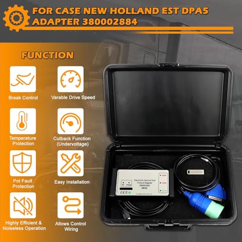 Otobaijeni EST V9.8 V9.5 V9.11 V8.6 DPA5 Diagnostic Tool Kit 380002884 Adapter 5 Compatible with New Holland Compatible with CASE Electronic Service Tools, EST DPA5 Diagnostic Tool - Image 3