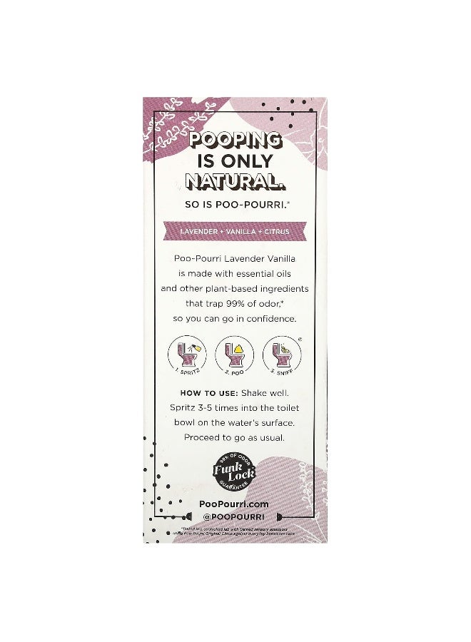 Poo-Pourri Poo-Pourri, Before-You-Go® Toilet Sprays, Lavender Vanilla, 2 fl oz (59 ml)  - Image 3