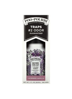 Poo-Pourri Poo-Pourri, Before-You-Go® Toilet Sprays, Lavender Vanilla, 2 fl oz (59 ml)  - Image 2