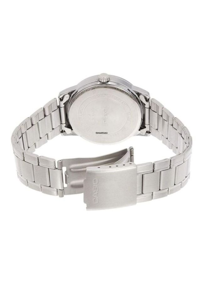 CASIO Men Stainless Steel Analog Wrist Watch MTP-V002D-1BUDF - 48 mm - Silver - Image 2