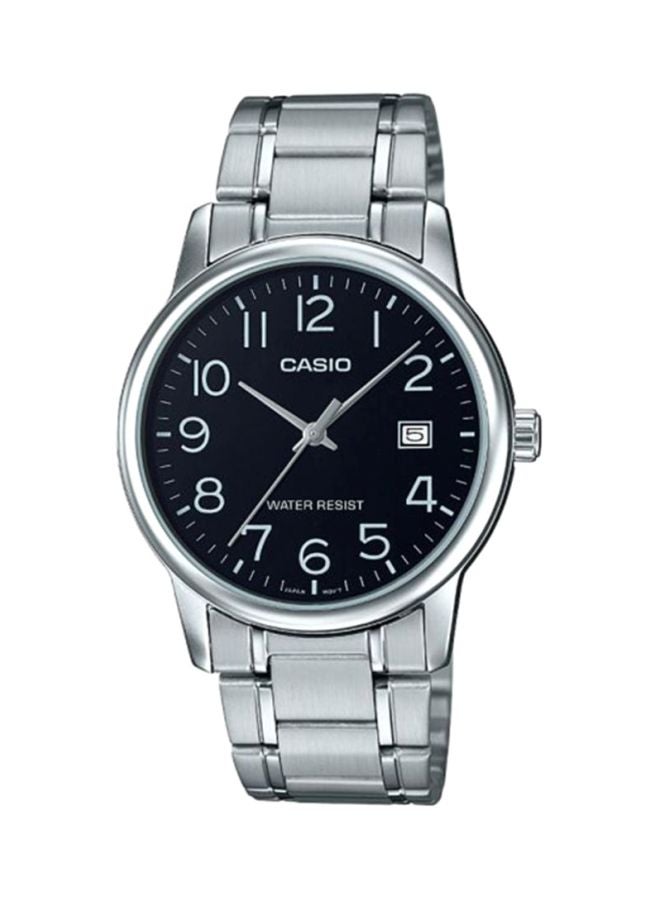 CASIO Men Stainless Steel Analog Wrist Watch MTP-V002D-1BUDF - 48 mm - Silver - Image 1