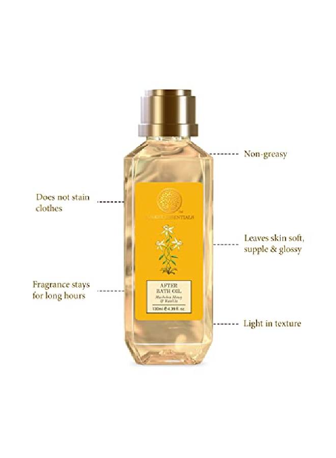 Forest Essentials After Bath Oil Mashobra Honey & Vanilla 130 Ml (Bath Oil) - Image 5