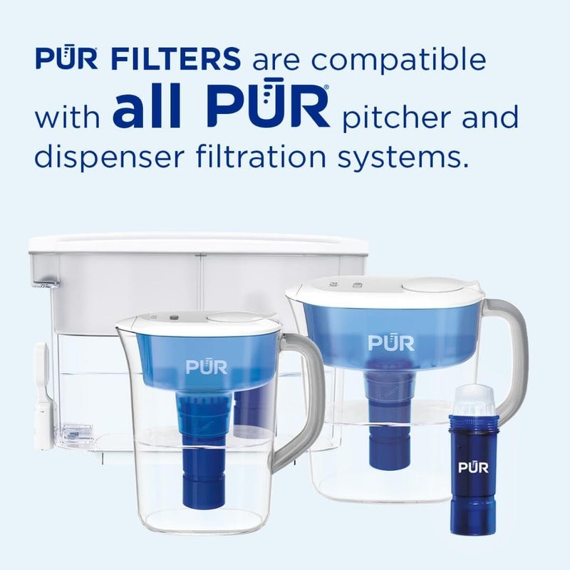 PUR Plus Water Filter Replacement for Pitchers Dispensers 6Month Supply 3 Count Blue PPF951K3 - Image 4