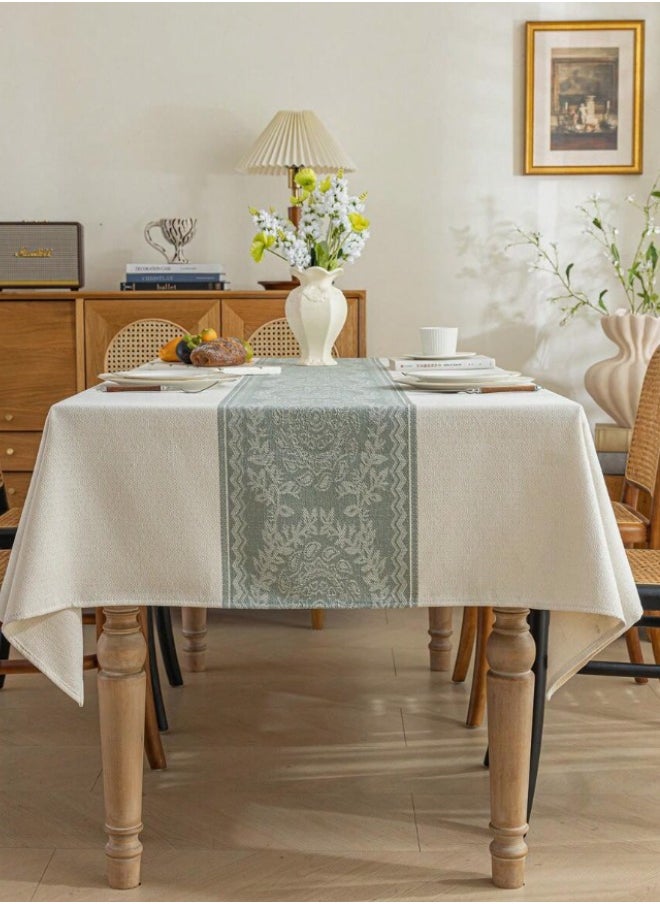 Waterproof Tablecloth Anti-scalding Waterproof and Oil-proof for Rectangle Table Wrinkle Free Stain Resistant PVC Table Cover For Home Kitchen Dinning Tabletop 140 x 200Cm Wreath Pattern - Green - pzsku/Z0398A8014C5CC3F3B121Z/45/_/1735126308/0d8aa654-7e1f-4d6e-8386-afcdc90fd781