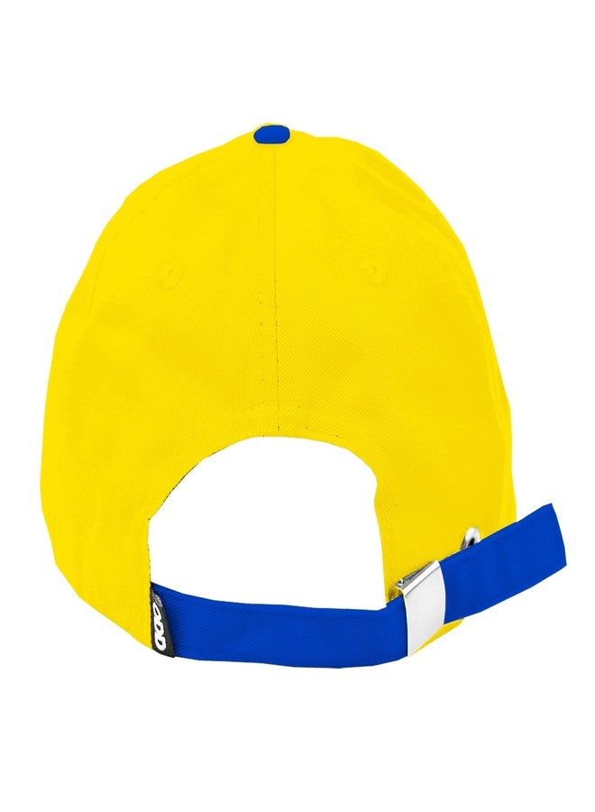 Odd Sox - Old-School Yoo-hoo Dad Hat - Bright Yellow Adjustable Strap Back Cap with Embroidered Drink Logo - Soft 6-Panel Low-Profile Design - One Size Fits All - Image 3