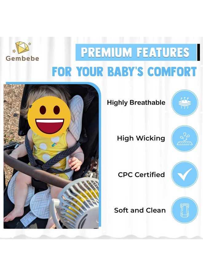Gembebe Baby Stroller Cooling pad car seat Cooling pad Universal Ice Cushion for car seat & Baby Stroller Liner | Baby Cooling Item in hot Summer Qmax 0.35 - Image 4