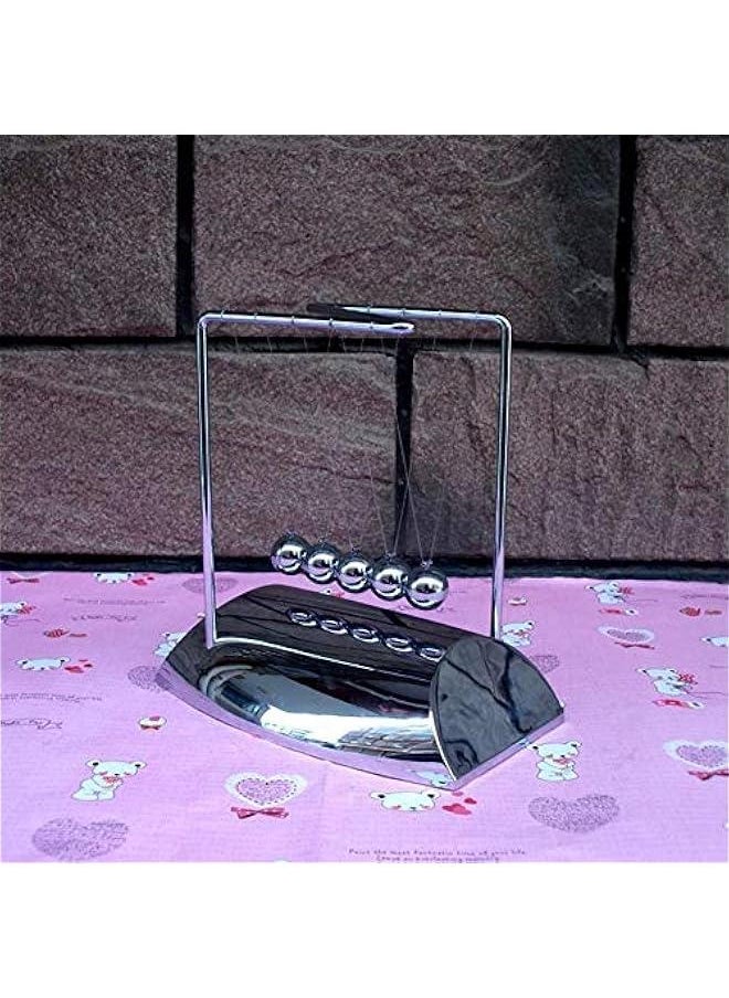Generic - Cradle Balance Balls , Large Newtons Cradle bob with 5 Balls , Z Shaped bob Balance Balls Newton's Cradle babies Educational Toys Table Decoration , balance perpetual motion machine desk - Image 1