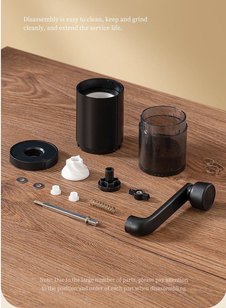 Manual Coffee Grinder ceramics Burr portable Grinder with Adjustable Settings,Portable Hand Crank Conical Coffee Bean Grinder Mill for Home,Camping,Capacity 19g Hand Grinder  - Image 5