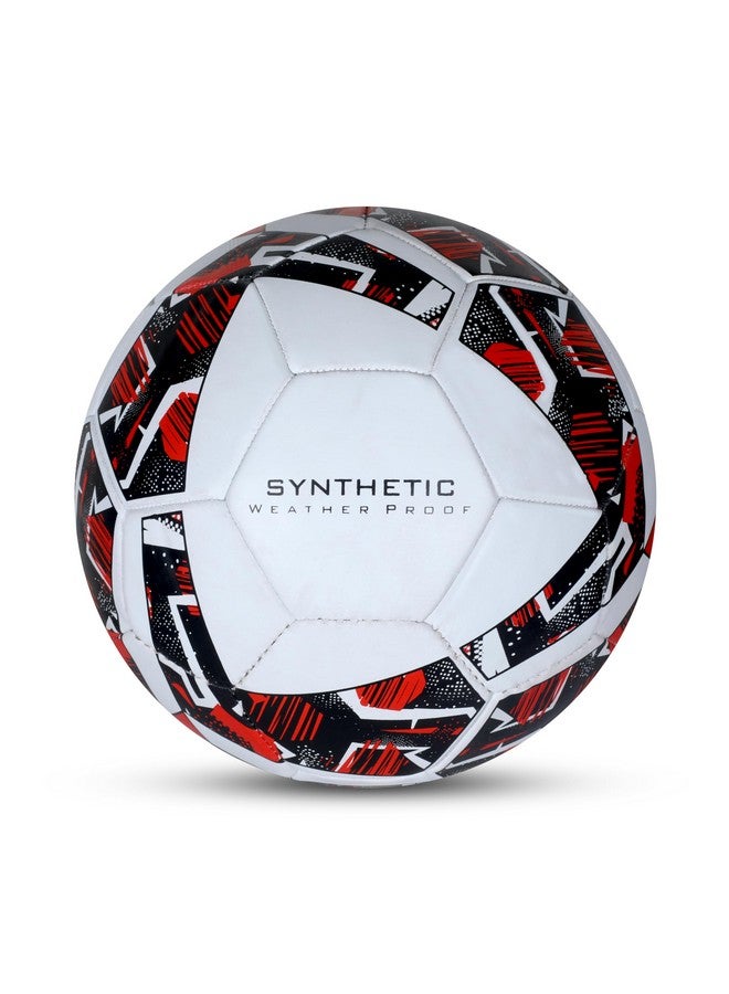 Nivia Trainer Football, Rubberized Stitched Football,32 Panel,Suitable For Hard Ground Without Grass,Training Football,Football For Men & Women,Size - 5 (Multicolor)  - Image 4