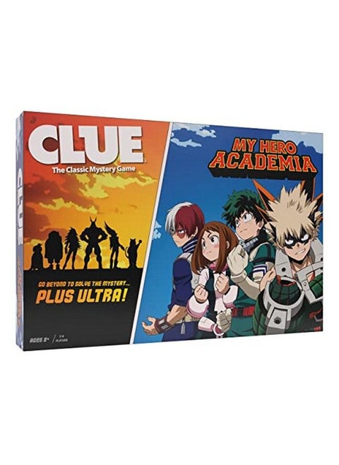Clue: My Hero Academia ; Solve The Mystery In This Collectible Clue Game ; Featuring Characters & Locations From My Hero Academia ; Officially Licensed My Hero Academia Anime Tv Show Game