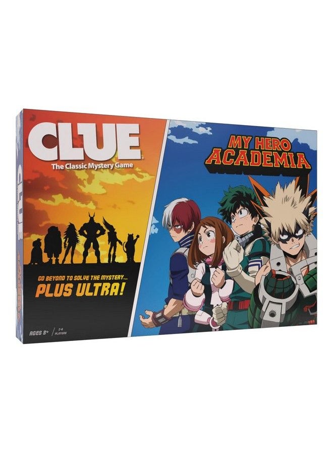 USAopoly - Clue: My Hero Academia ; Solve The Mystery In This Collectible Clue Game ; Featuring Characters & Locations From My Hero Academia ; Officially Licensed My Hero Academia Anime Tv Show Game - Image 1