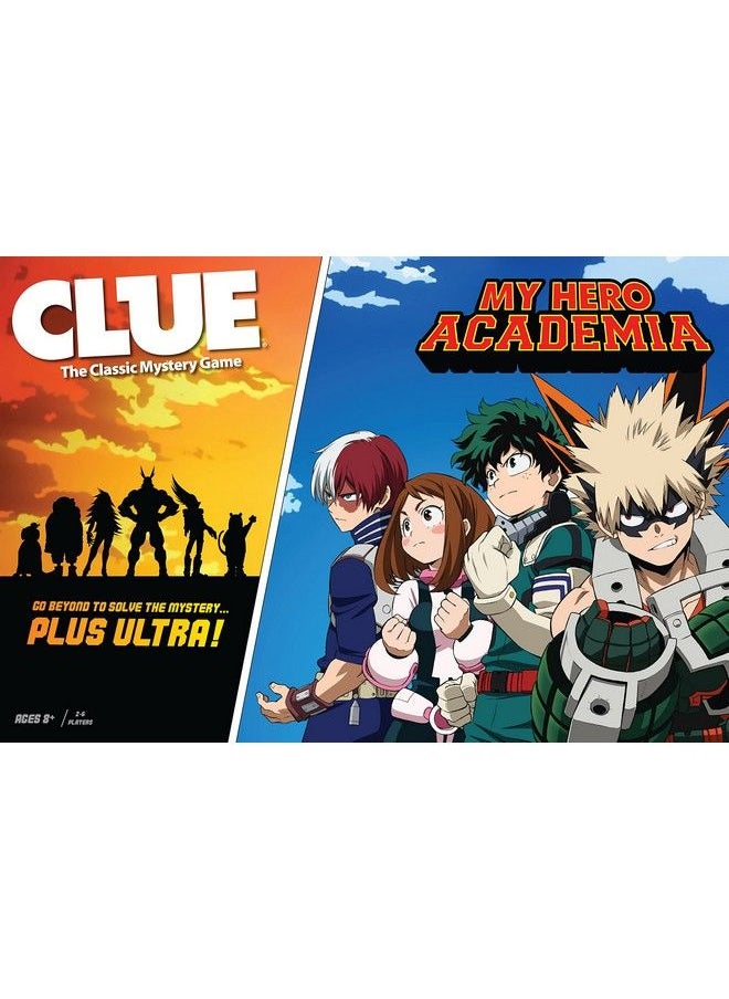 USAopoly - Clue: My Hero Academia ; Solve The Mystery In This Collectible Clue Game ; Featuring Characters & Locations From My Hero Academia ; Officially Licensed My Hero Academia Anime Tv Show Game - Image 1