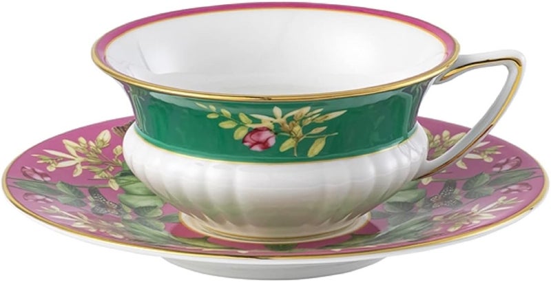 Wedgwood Wedgwood Wonderlust Pink Lotus Teacup  Saucer  - Image 1