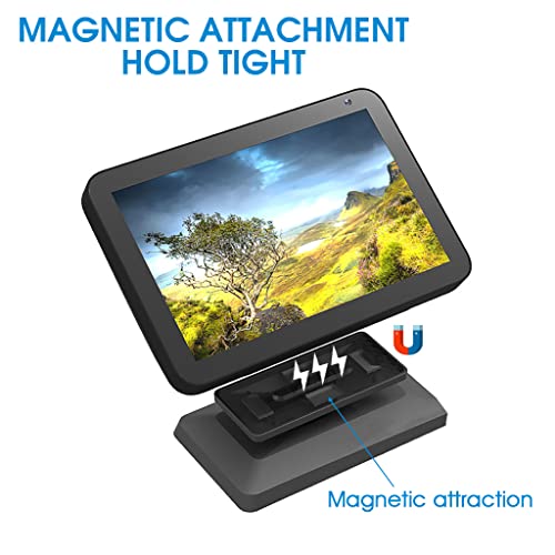 Zeitel® Adjustable Magnetic Tilt Stand for Echo Show 8 1st/2nd Gen - Desktop Base Holder Accessory for Amazon Echo Show 8 (Only Stand) - Image 3