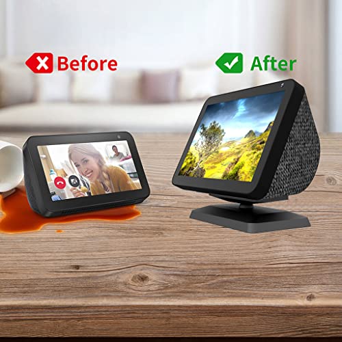Zeitel® Adjustable Magnetic Tilt Stand for Echo Show 8 1st/2nd Gen - Desktop Base Holder Accessory for Amazon Echo Show 8 (Only Stand) - Image 5