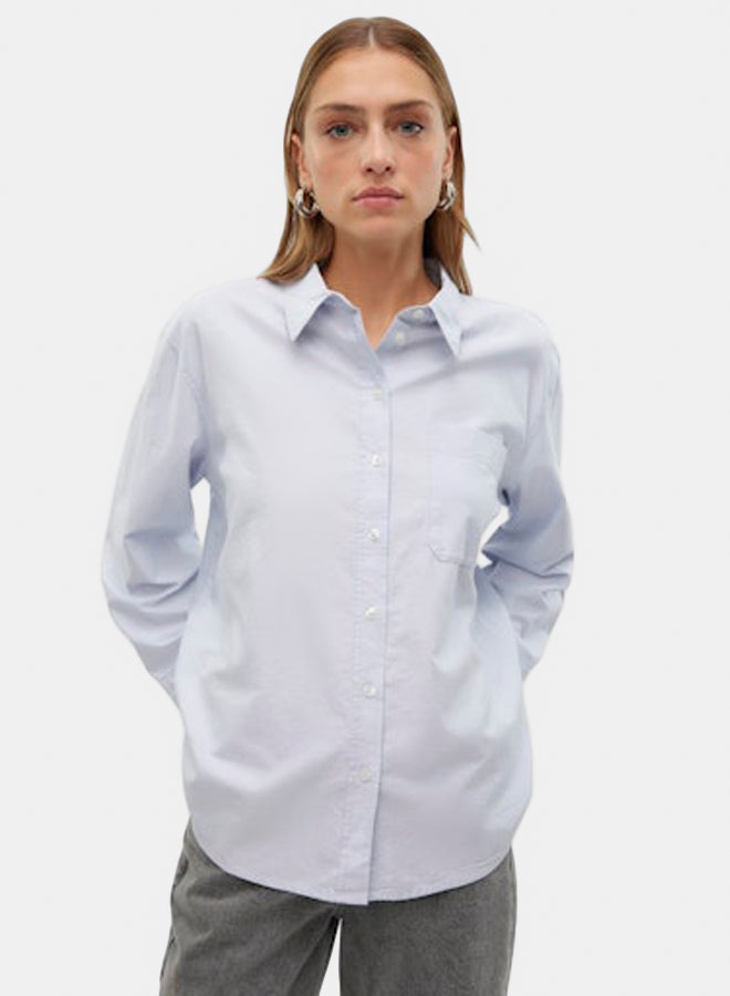 VERO MODA Womens Ida Oxford Shirt - Image 3