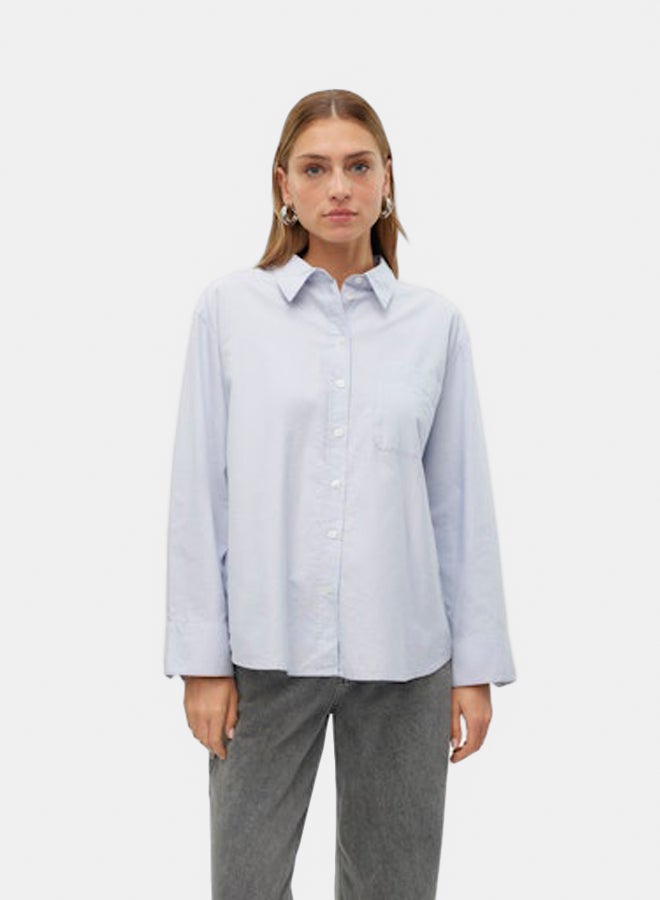 VERO MODA Womens Ida Oxford Shirt - Image 2