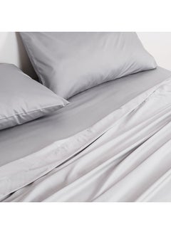 AMBRA Ambra 6pcs 1000tc egyptian cotton sheet set grey size king  - Image 2