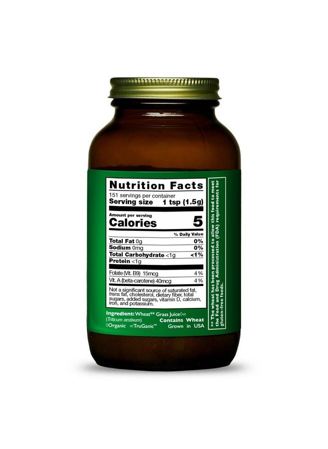 HEALTHFORCE SUPERFOODS Wheat Grass Juice Powder 8 Oz Powder  - Image 4