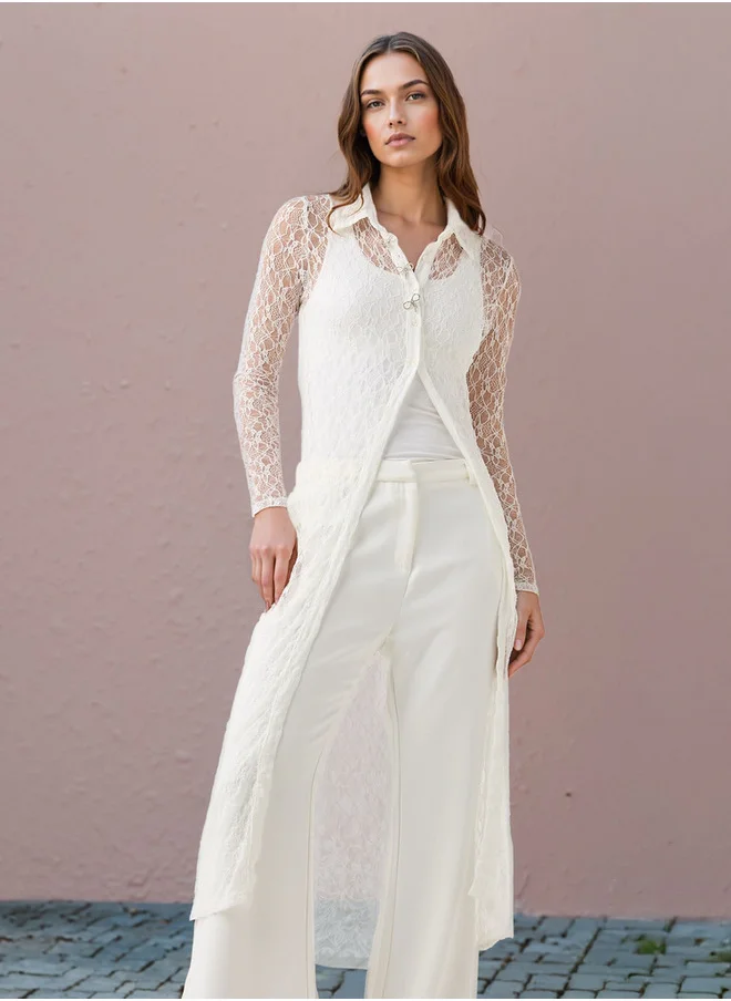 تواكستريمز 2Xtremz Lace Longline Dress
