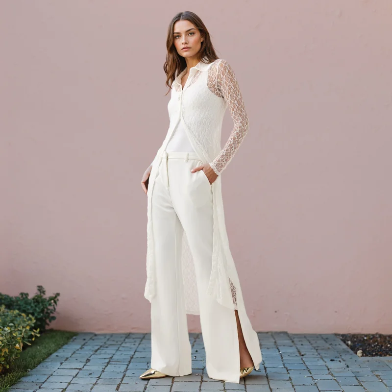 2Xtremz 2Xtremz Lace Longline Dress