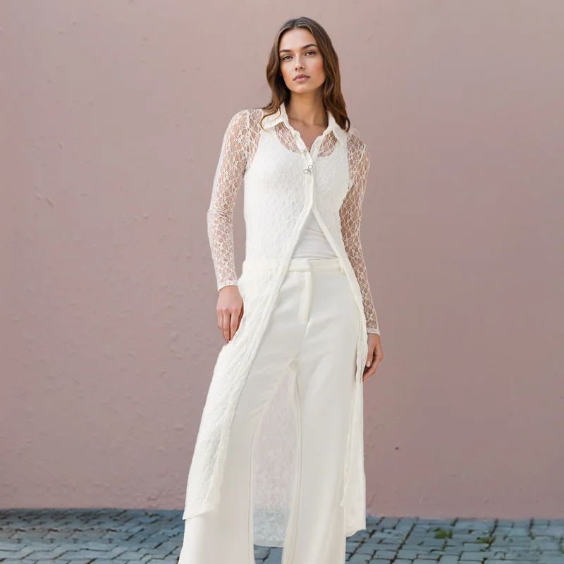 2Xtremz 2Xtremz Lace Longline Dress
